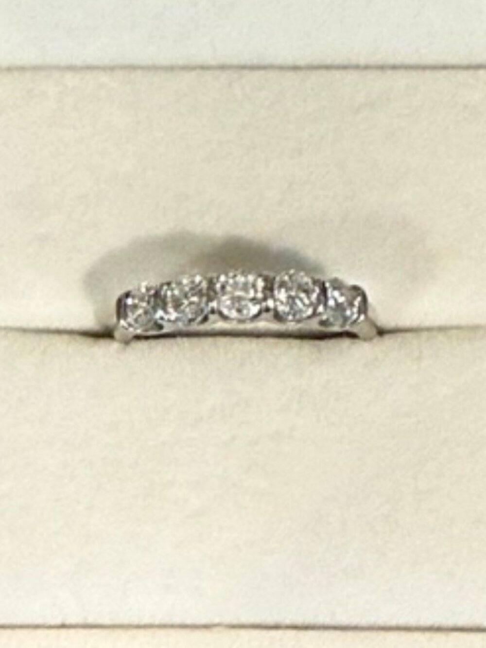 1 CT Natural Diamond 5-Stone Ring